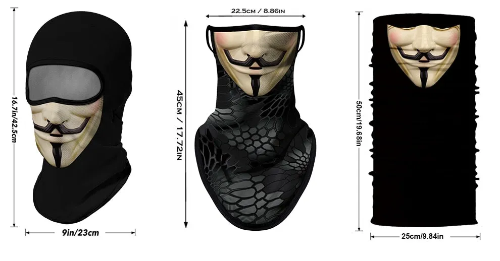 Anonymous Balaclava, Neck Gaiter or Earloop Mask