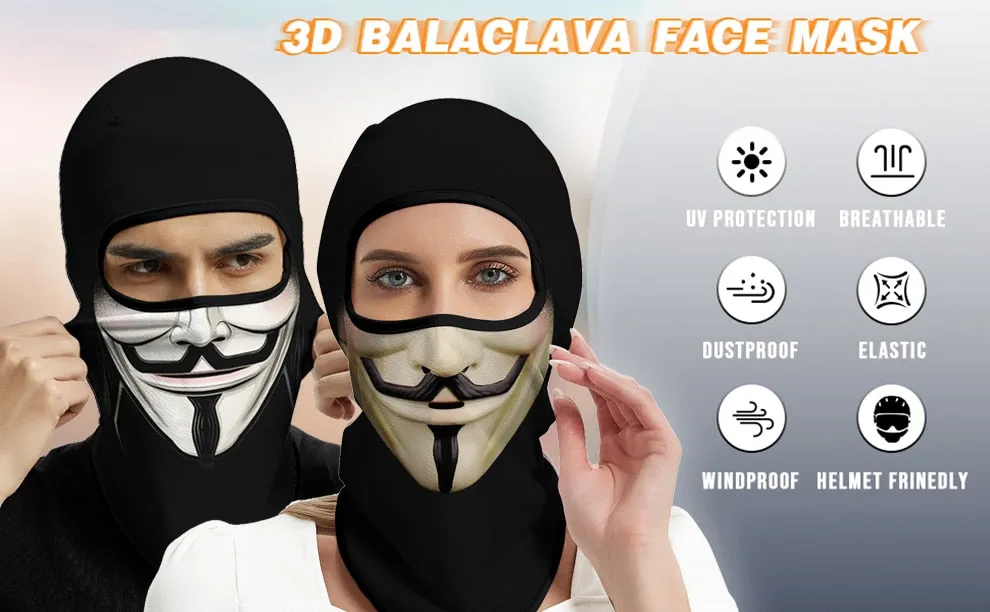Anonymous Balaclava, Neck Gaiter or Earloop Mask