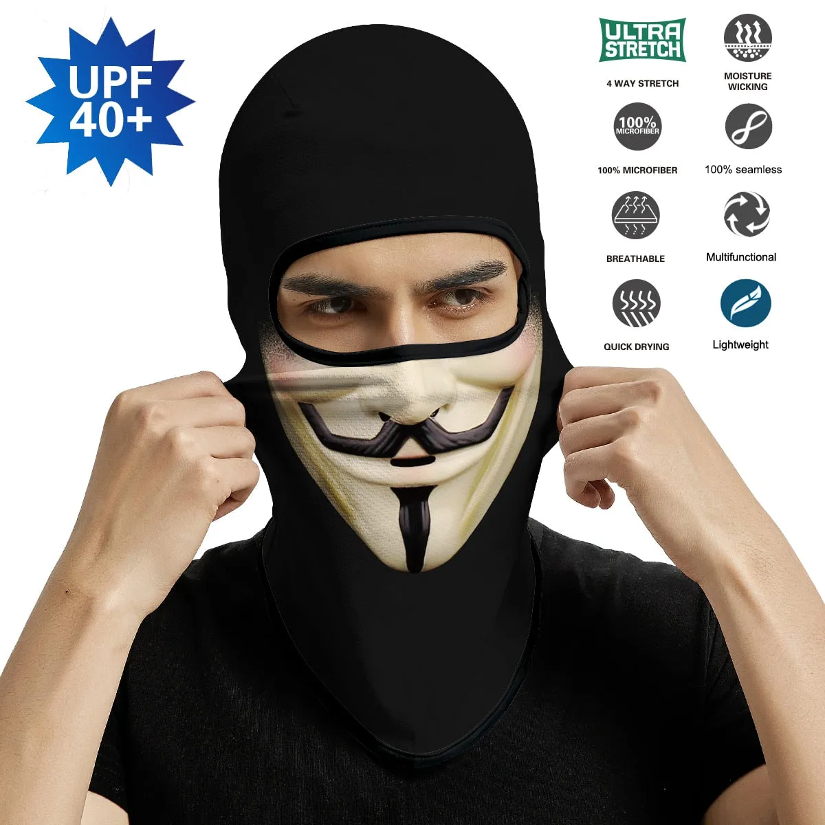 Anonymous Balaclava, Neck Gaiter or Earloop Mask