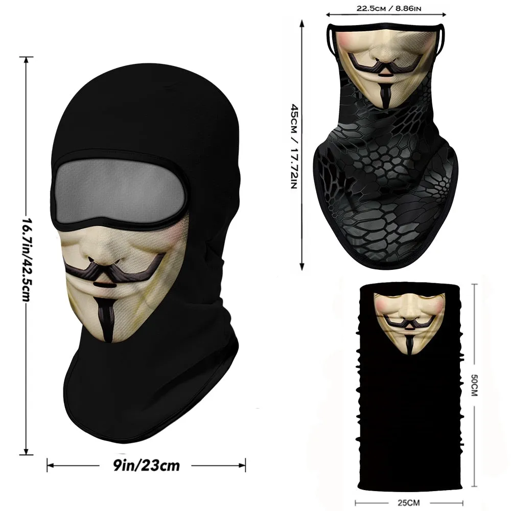 Anonymous Balaclava, Neck Gaiter or Earloop Mask