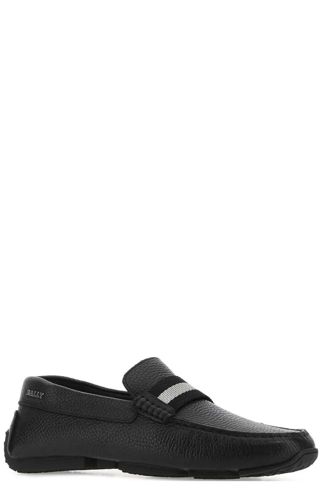 Bally Striped Slip-On Loafers