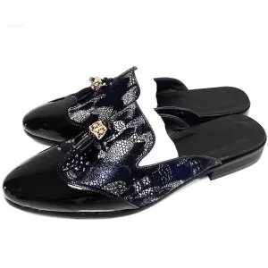 Flower Figures Men's Mules Slippers