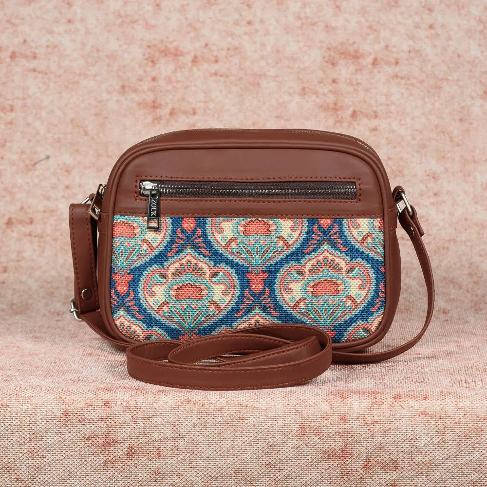 Kovil Blue Sling Bag