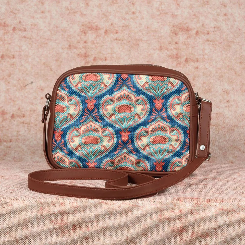 Kovil Blue Sling Bag