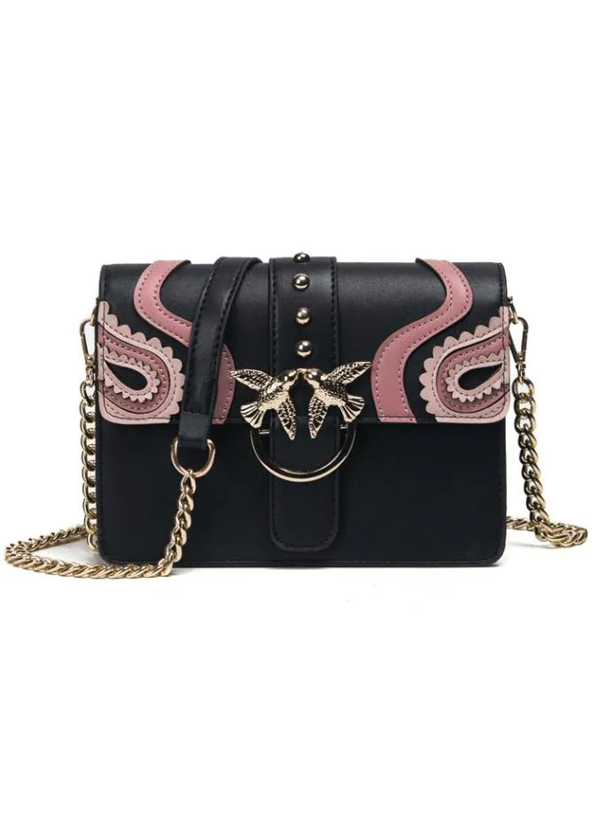 Lady Rivet chain Women Fashion Leather Shoulder Bag