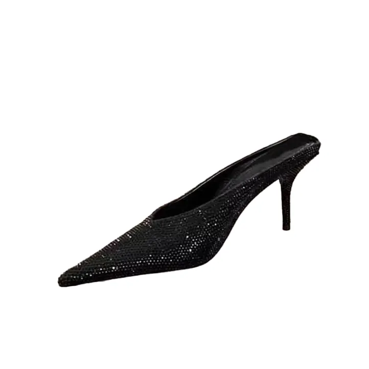 MAIJA Diamante Mules Pumps