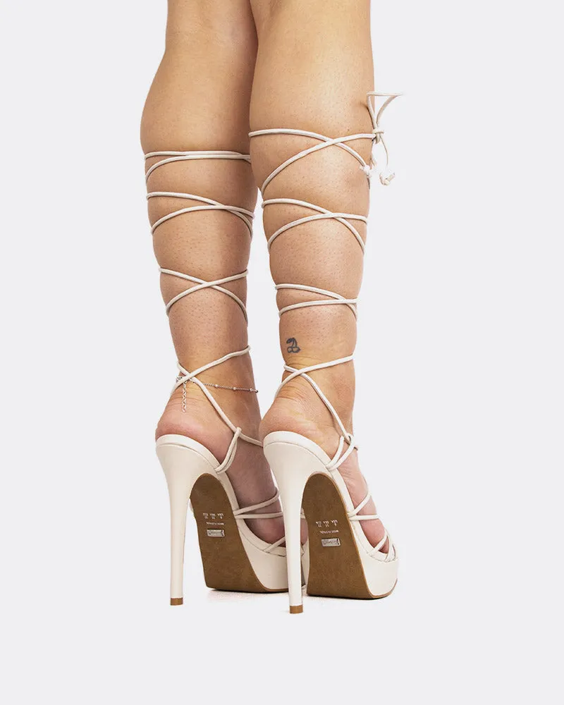 Malibu Off White Leather
