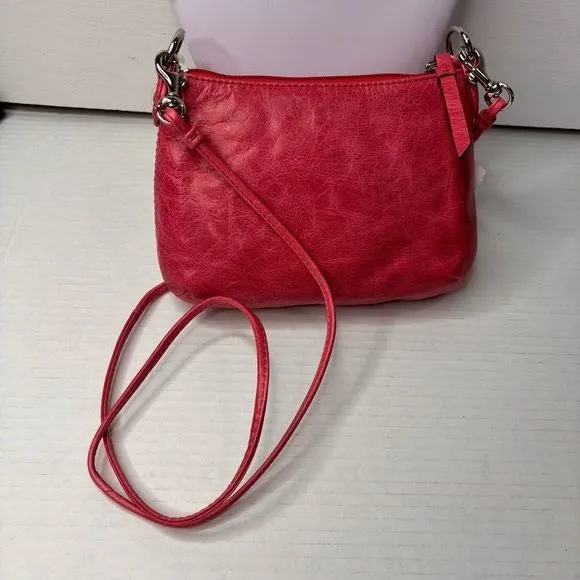 *NEW* COACH Poppy Pink Leather Mini Groovy Crossbody Bag