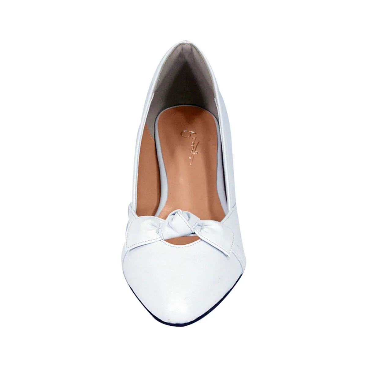 PEERAGE Belle Women's Wide Width Leather Dress Slip-on Pumps