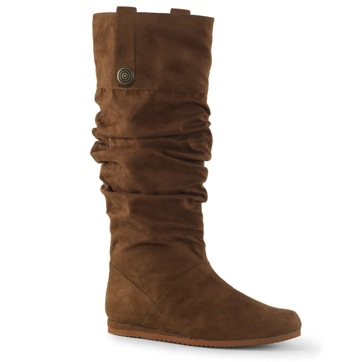 RENAISSANCE-104 Funtasma Brown Microfiber Men's Boots