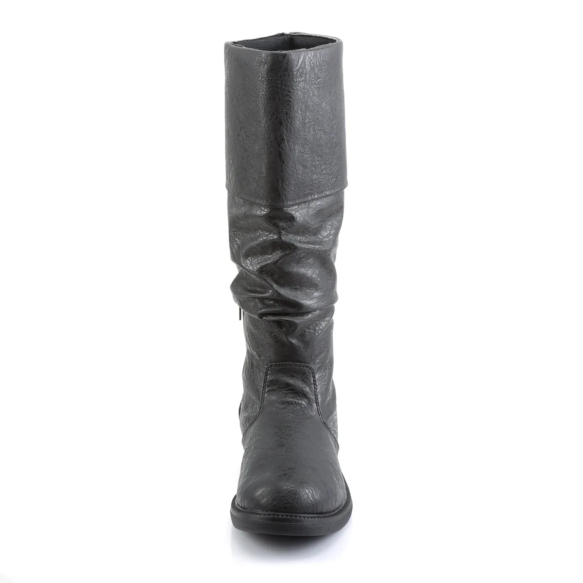 ROBINHOOD-100 Funtasma Black Distressed Pu Men's Boots