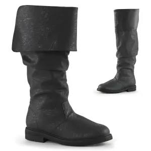 ROBINHOOD-100 Funtasma Black Distressed Pu Men's Boots