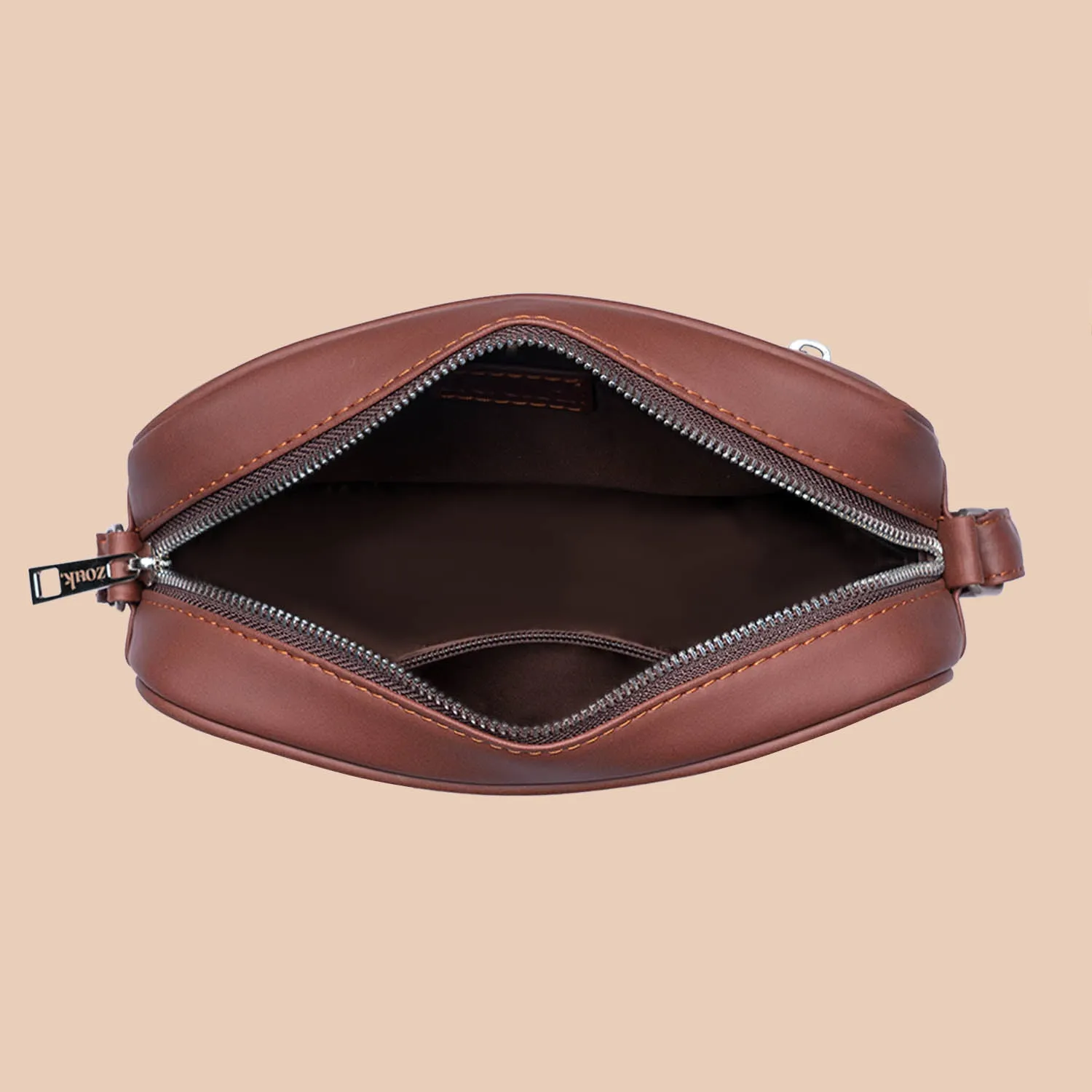 Royal Indian Peacock Motif Sling Bag