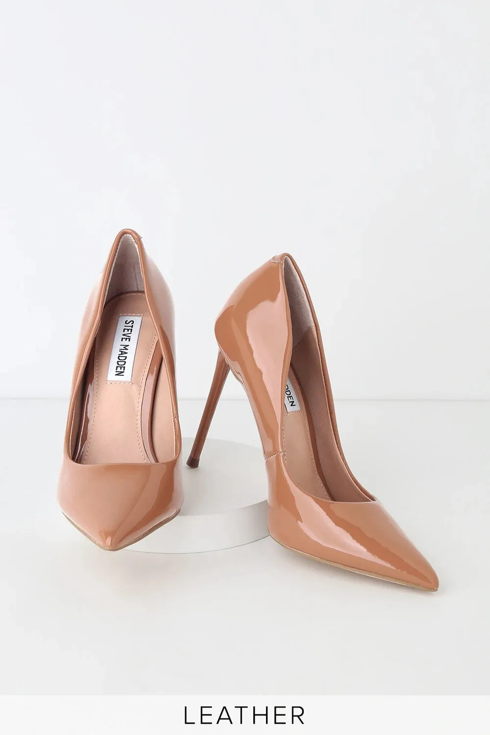 STEVE MADDEN Patent Leather VALA Pump Heel