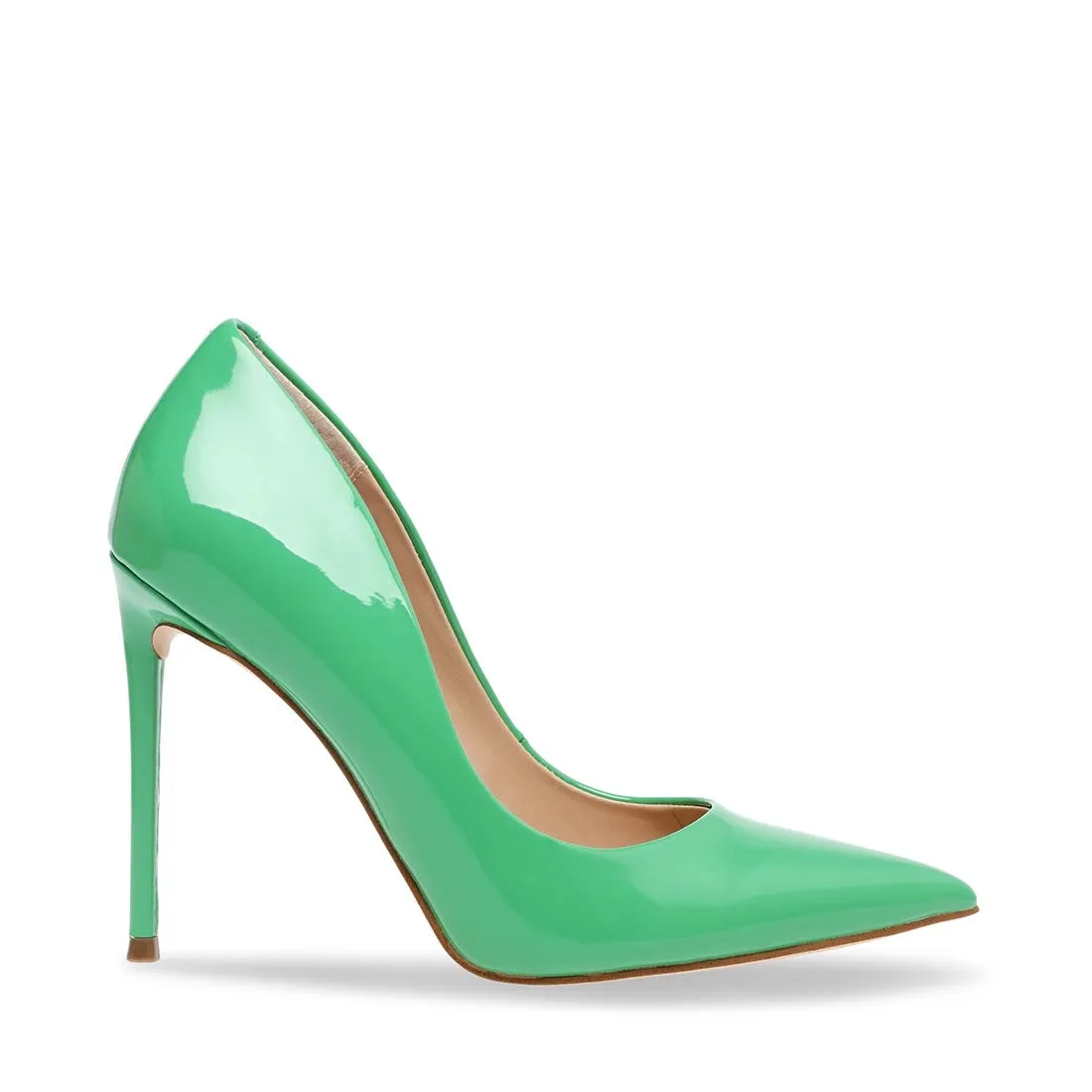 STEVE MADDEN Patent Leather VALA Pump Heel