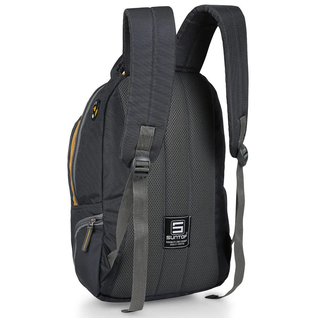 Suntop Neo3 25 L Medium Backpack(Grey and Yellow Checks)