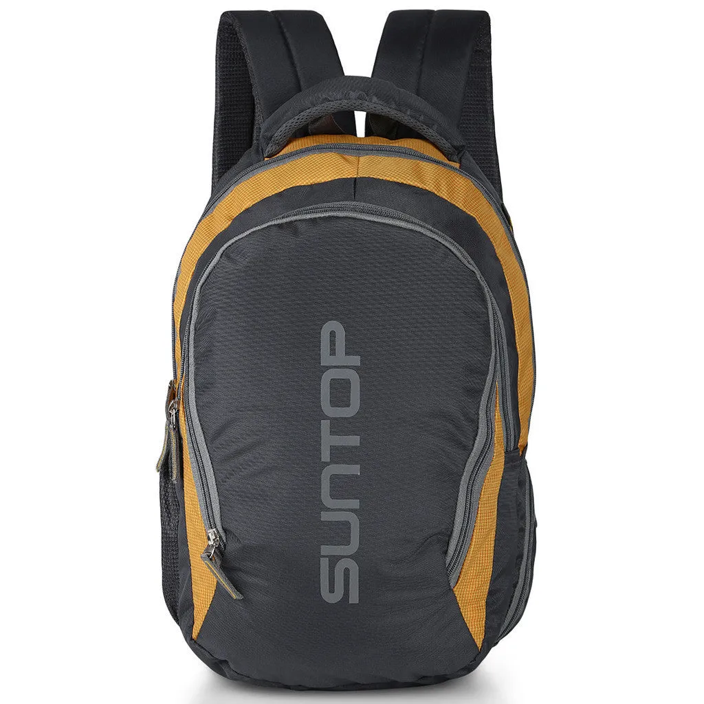 Suntop Neo3 25 L Medium Backpack(Grey and Yellow Checks)