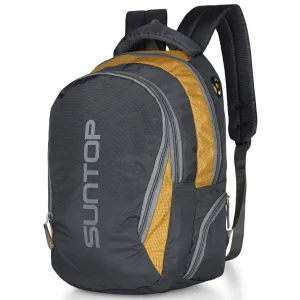 Suntop Neo3 25 L Medium Backpack(Grey and Yellow Checks)