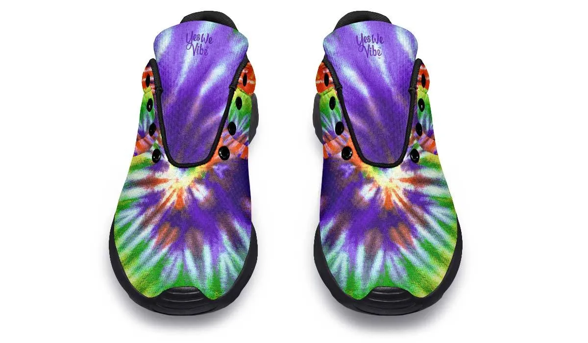 Tie Dye Peace Purple Orange