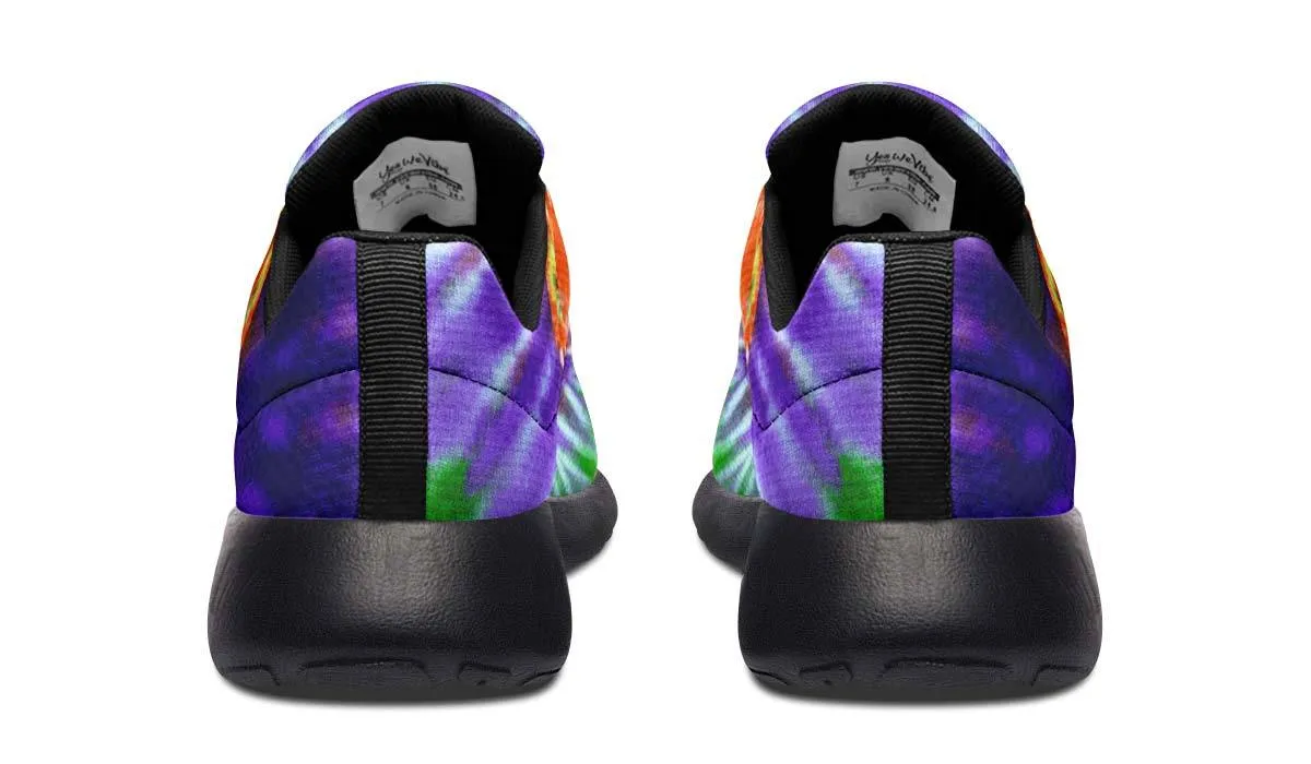 Tie Dye Peace Purple Orange