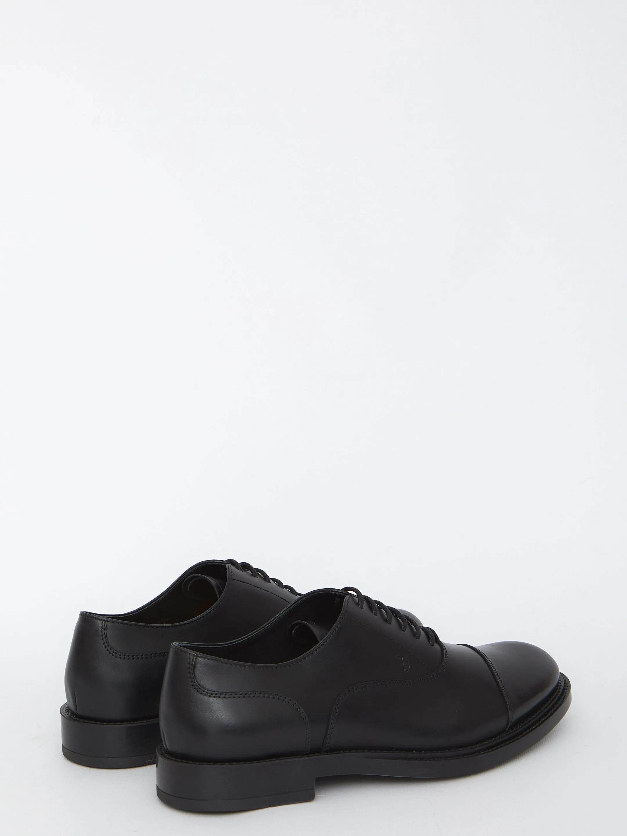 Tod's Lace-ups In Black Leather