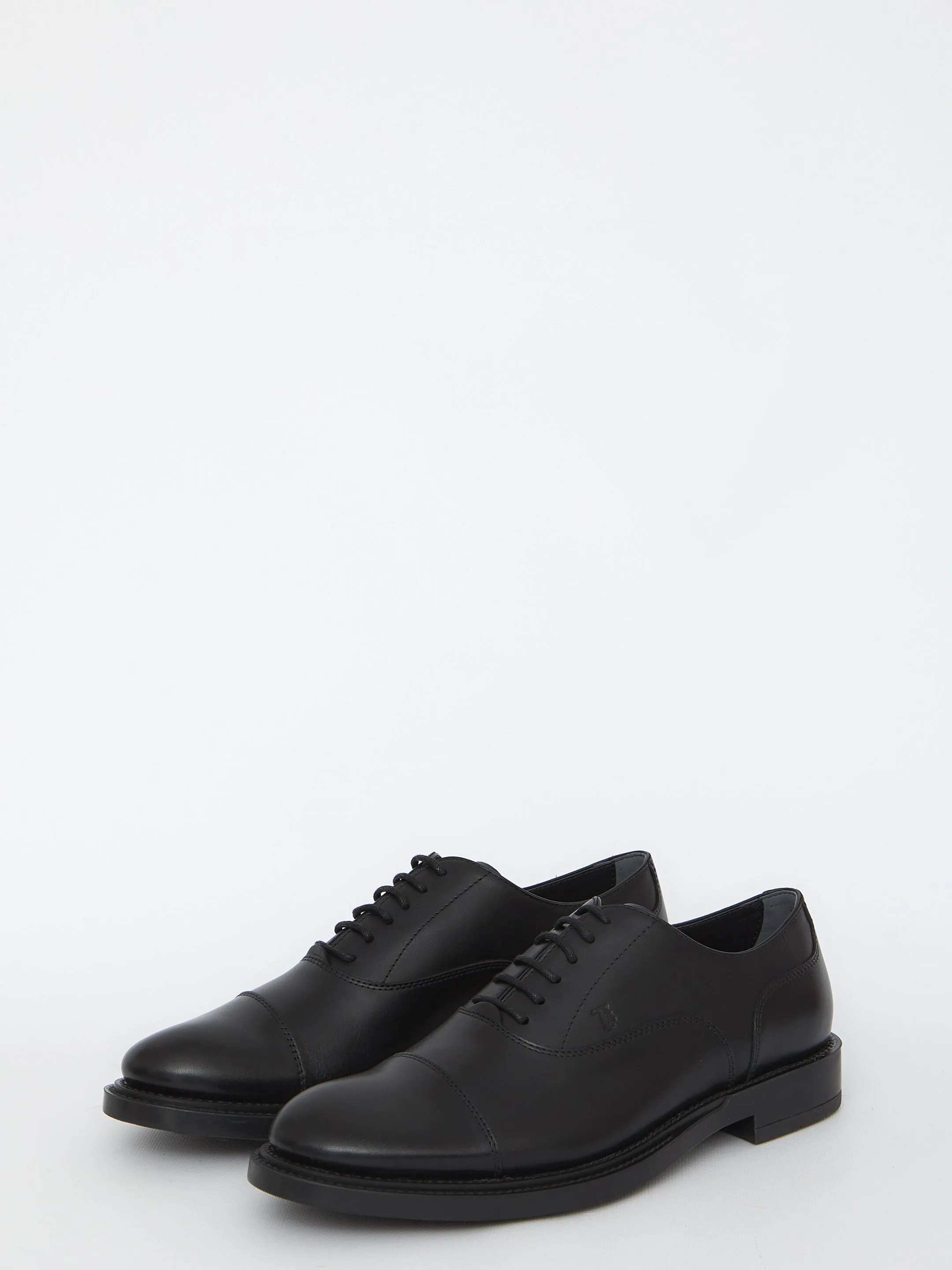 Tod's Lace-ups In Black Leather