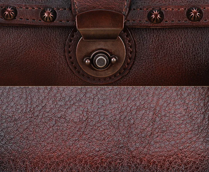 Womens Vintage Cross Body Bag Black Side Bag