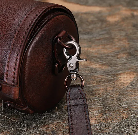 Womens Vintage Cross Body Bag Black Side Bag